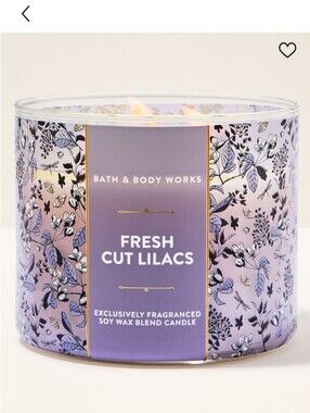 Bath & Body Works Fresh Cut Lilacs 3 - Whick Candle